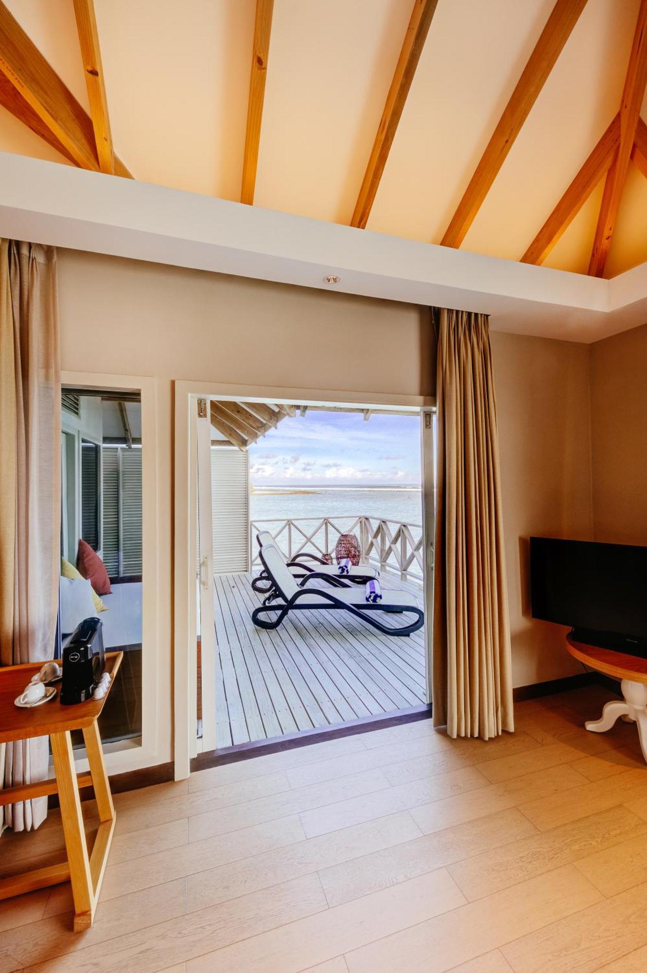 Water Bungalow speedboat transfers 1 up to 2 guests stays valid to 31 Oct 2027 Spa & F&B